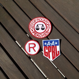 Small Size - A League of Their Own Patch Set Rockford Peaches