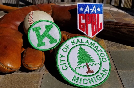 Vintage Baseball Inspired Kalamazoo Lassies Patch Set 