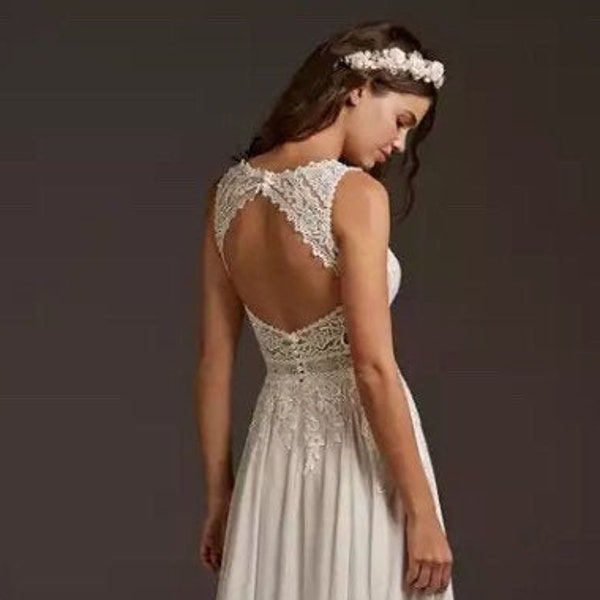 Größe 6 weiß, Calliste Bride Hochzeitskleid, Brautkleid, Vintage-Hochzeitskleid, romantisches Kleid, Schwangerschaft