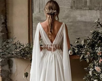 Greek Wedding Dress Etsy