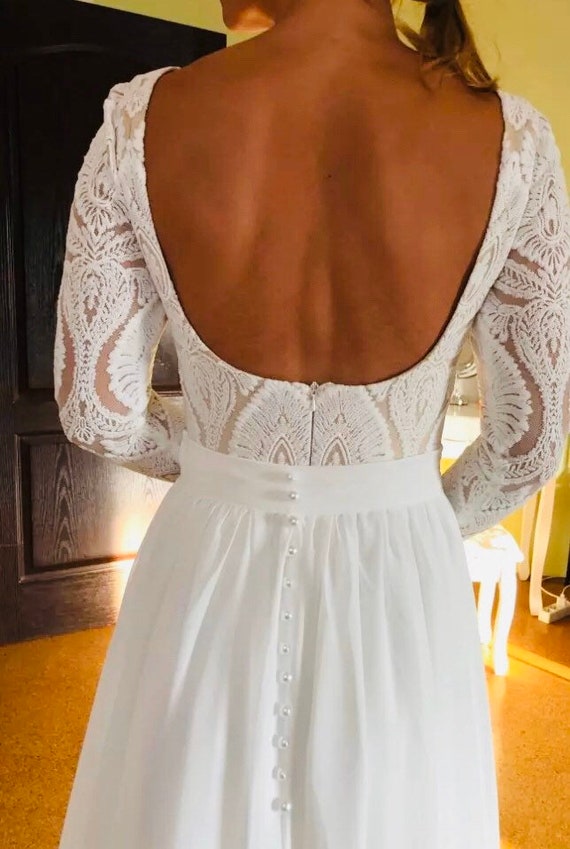 Buy Preorder Handmade ARETE Calliste Bride Wedding Dress Boho