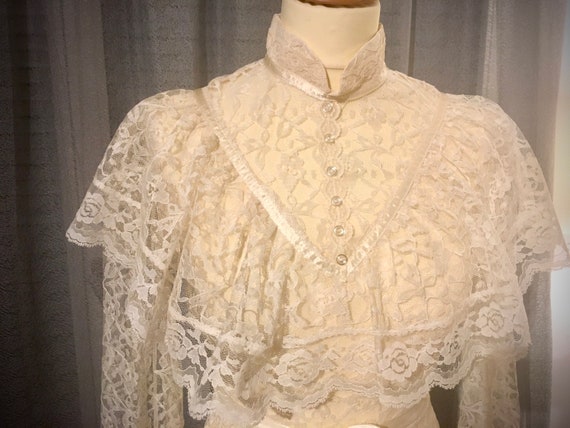 Edwardian Vintage Wedding dress, antique wedding d