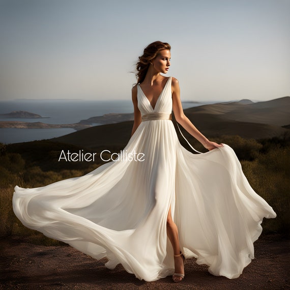 grecian wedding dress