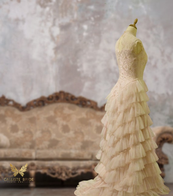 Vintage wedding top dresses etsy
