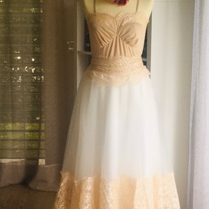 PreOrder Handmade ROMANCE wedding dress boho romantic lingerie tulle lace occasion gown image 3