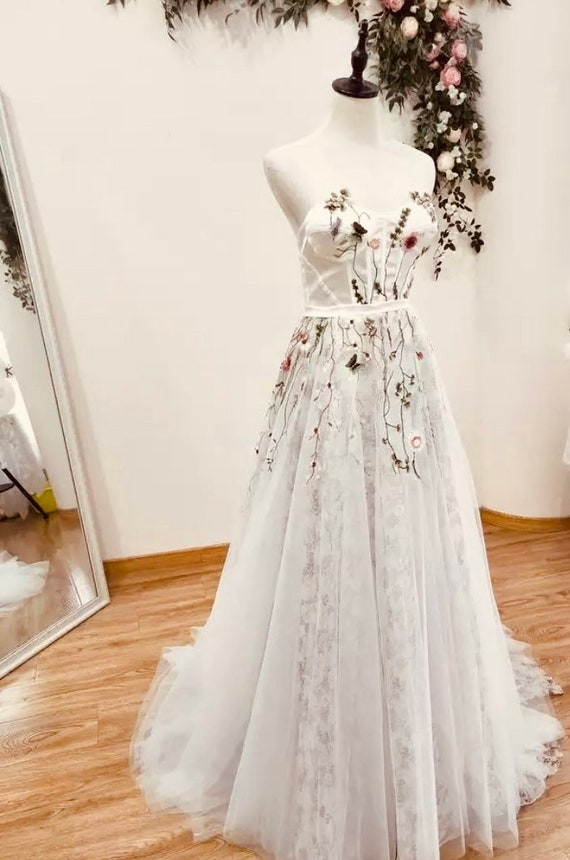 Vintage wedding top dresses etsy