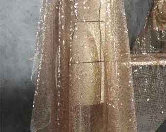 PreOrder Handmade Brown Gold Sequined wedding veil cape bolero cover bridal shawl