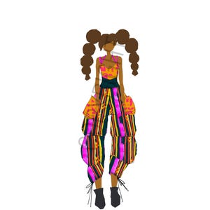 Mode-illustratieafdrukken | Afro-Amerikaanse wenskaartenset | Wenskaarten voor alle gelegenheden | Wenskaarten Black History Month