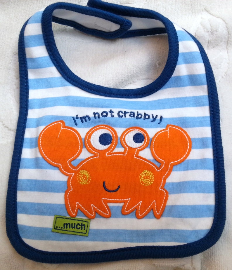 Baby Boys Infant Outfit Set Blue Crab Bodysuit Bib Pants Etsy