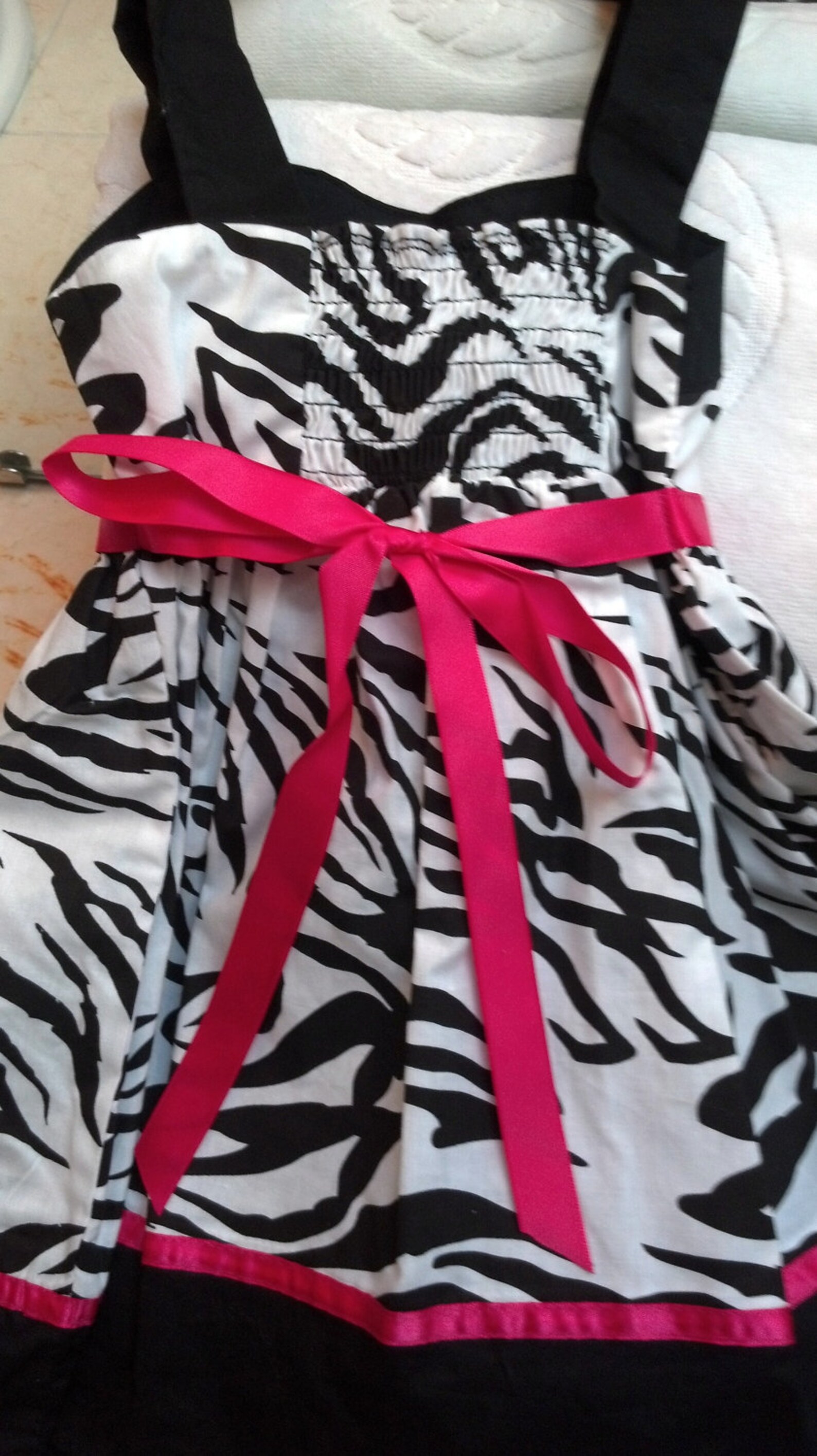 Girls Infant Toddler Zebra Dress Sundress Handmade Irish Etsy