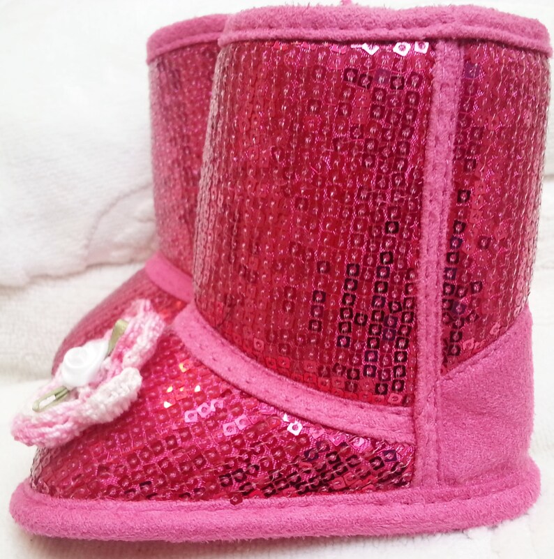 sequin boots size 12