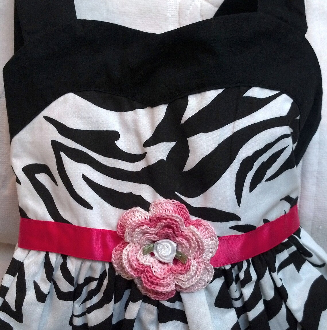 Girls Infant Toddler Zebra Dress Sundress Handmade Irish Etsy