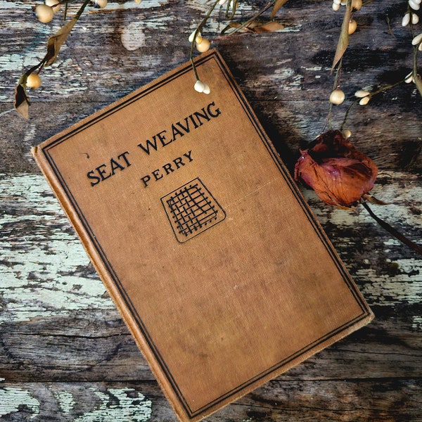 Vintage Chair Weaving Book