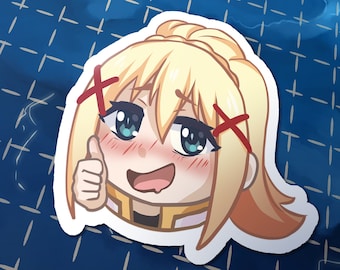 Konosuba Darkness Chibi Sticker