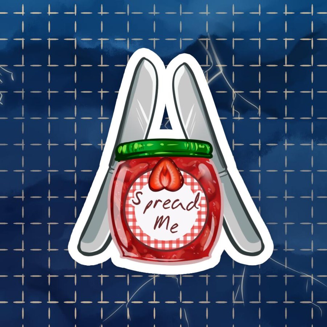 Spread Me Jam Vinyl Sticker - Etsy