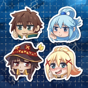Konosuba Chibi Sticker Set