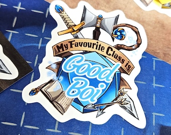 My Favourite Class is Good Boi Sticker