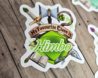 My Favourite Class is Himbo Sticker