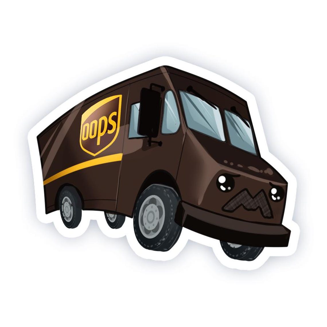 Up Ups Sticker OOPS Ups Vinyl Sticker - Etsy