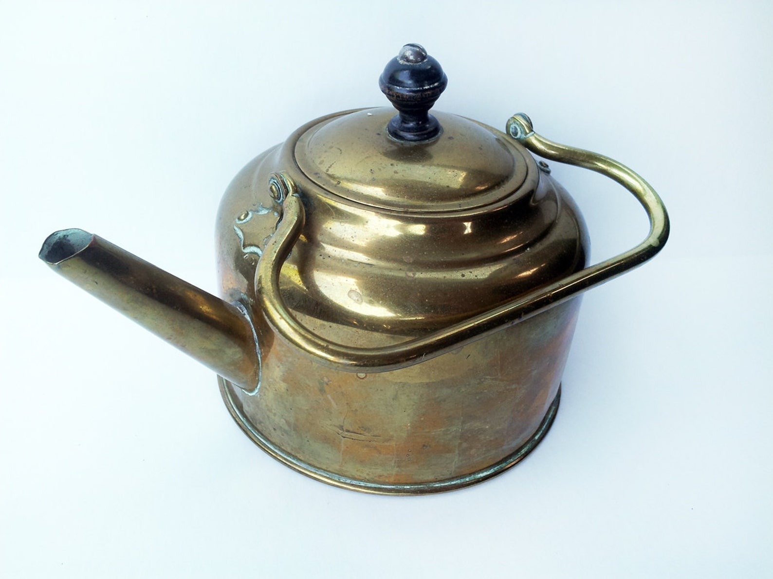 Vintage Small Brass Teapot With Lid and Handle Ornate Brass Etsy