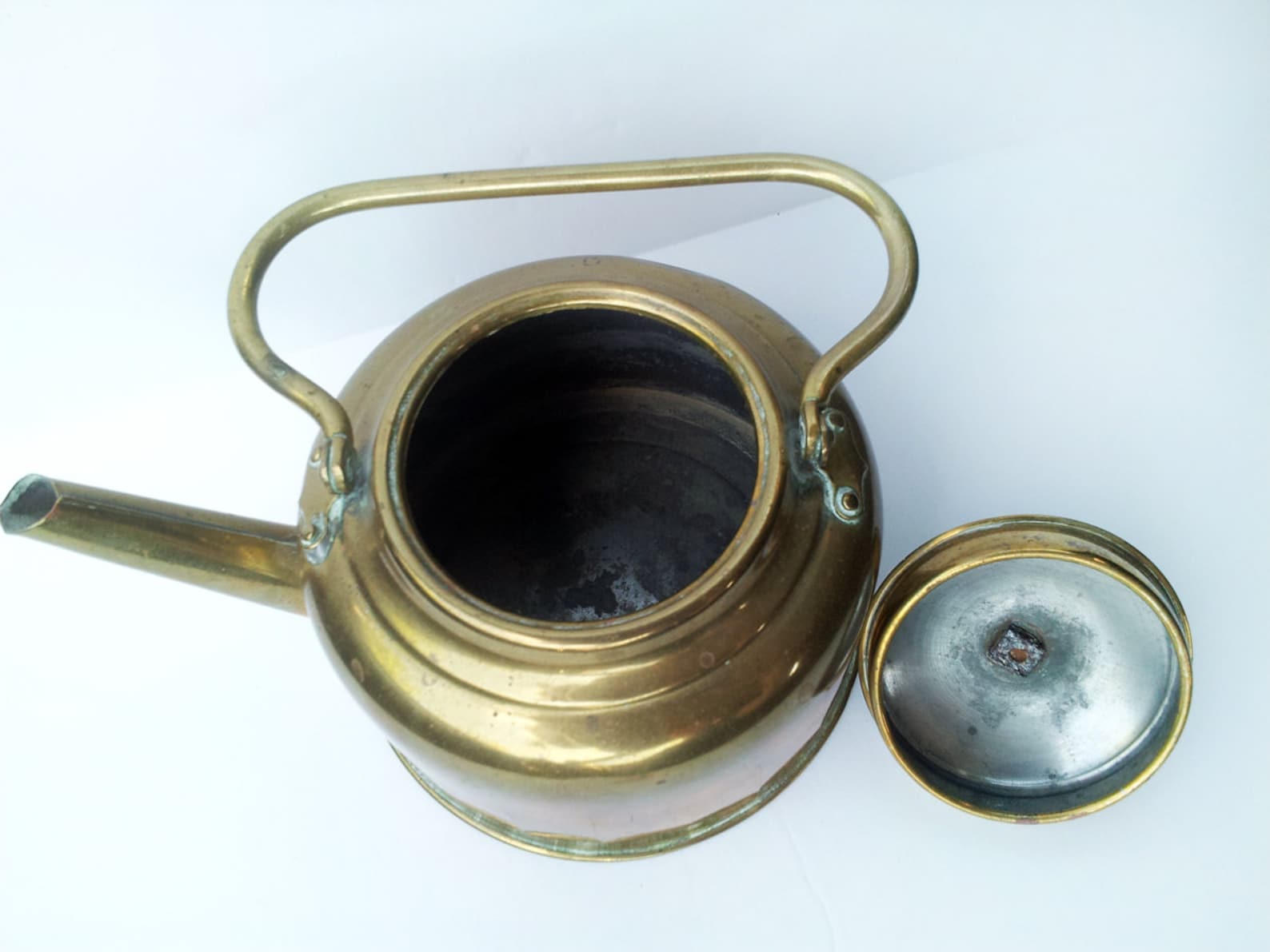 Vintage Small Brass Teapot With Lid and Handle Ornate Brass Etsy