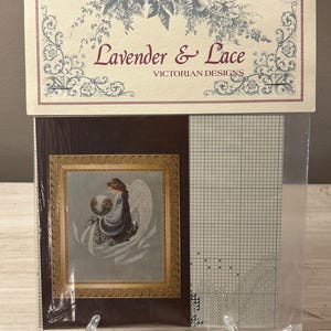 Lavender & Lace~Cross Stitch Pattern~ Earth Angel