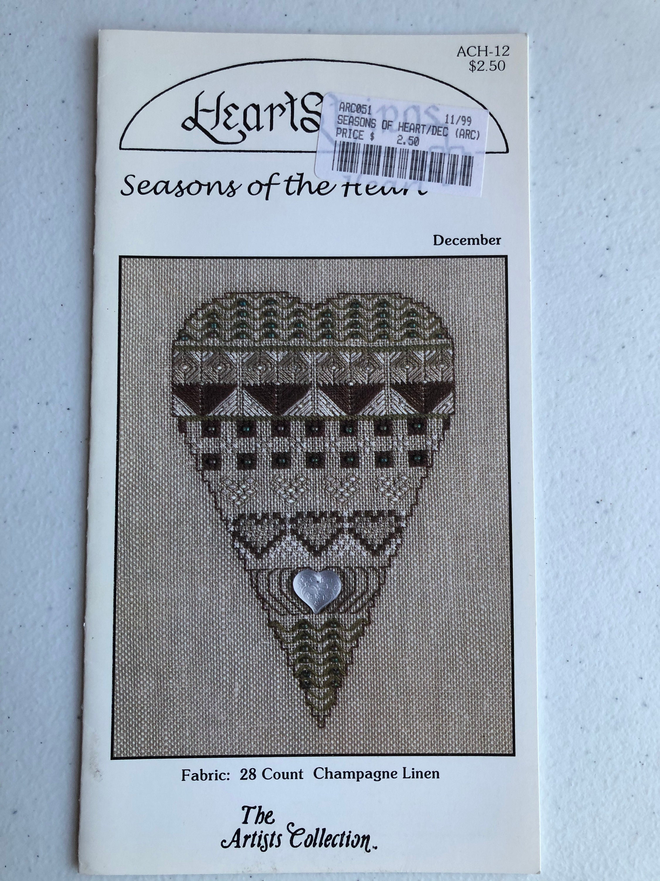 Heartstringscross Stitch Patternseasons of the Etsy