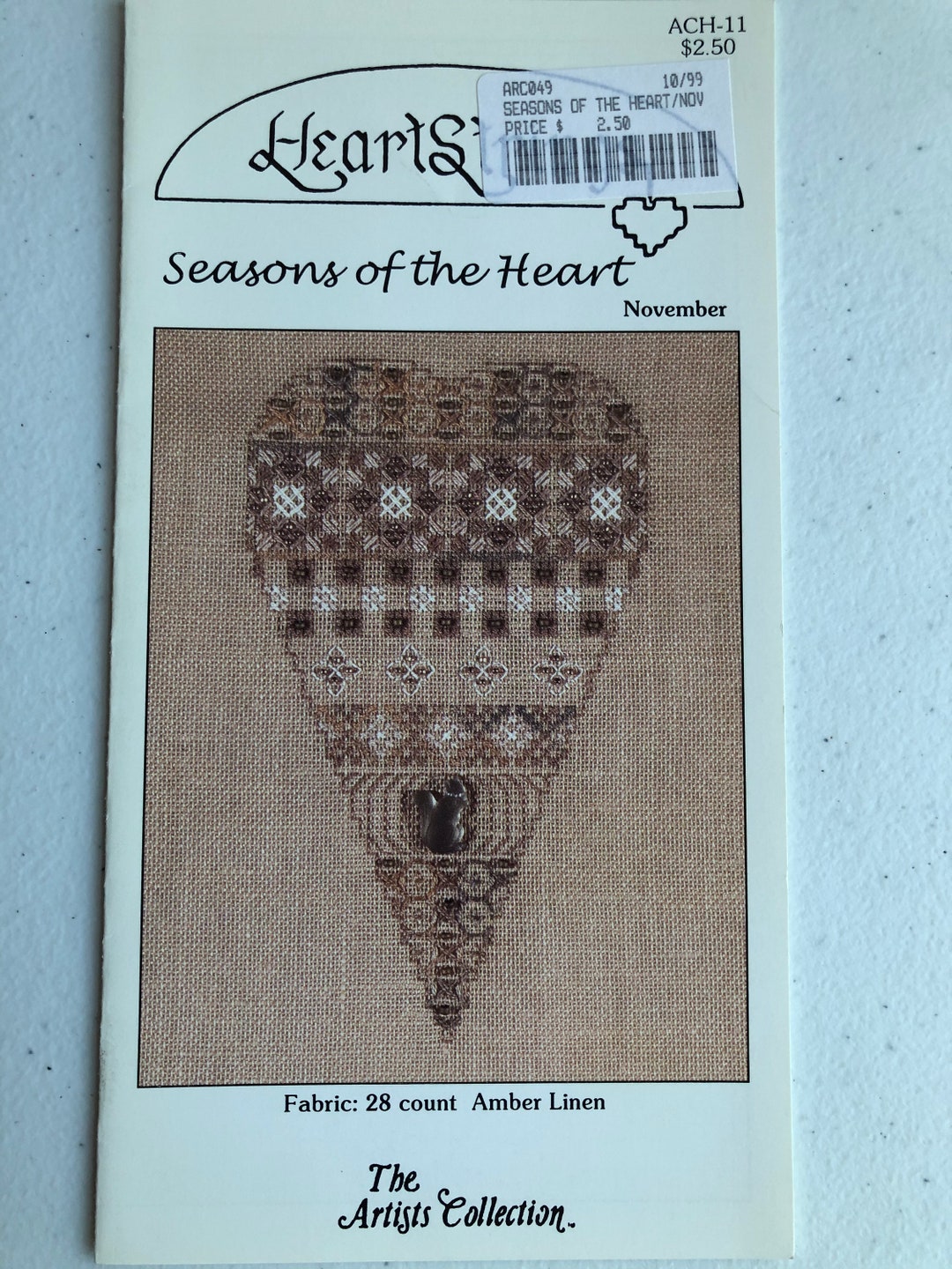 Heartstringscross Stitch Patternseasons of the Etsy