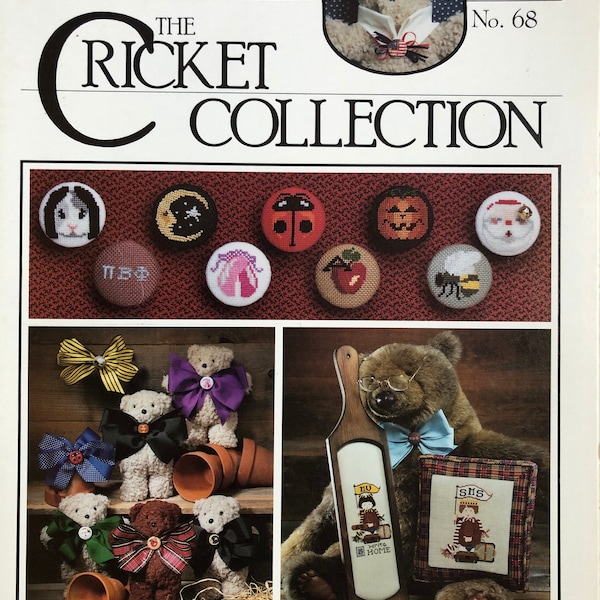 Cricket Collection Cross Stitch Etsy