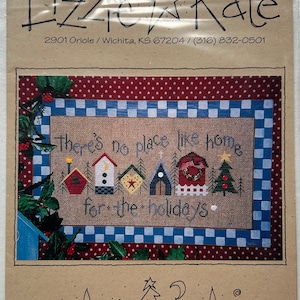 LIZZIE KATE~Cross Stitch Pattern~Birdie Holiday