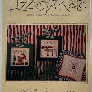 LIZZIE KATE~Cross Stitch Pattern~Tiny Tidings