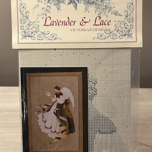 Lavender & Lace~Cross Stitch Pattern~Angel of Grace