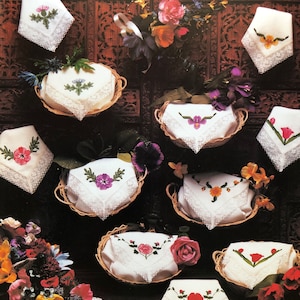 Carolina Cross Stitch~Cross Stitch Pattern~Floral Bread Covers