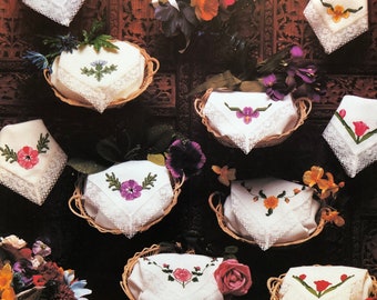 Carolina Cross Stitch~Cross Stitch Pattern~Floral Bread Covers