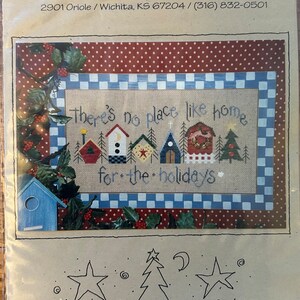 LIZZIE KATE~Cross Stitch Pattern~Birdie Holiday