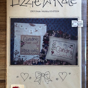 LIZZIE KATE~Cross Stitch Pattern~My Grandma