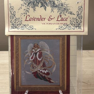 Lavender & Lace~Cross Stitch Pattern~Angel of Christmas