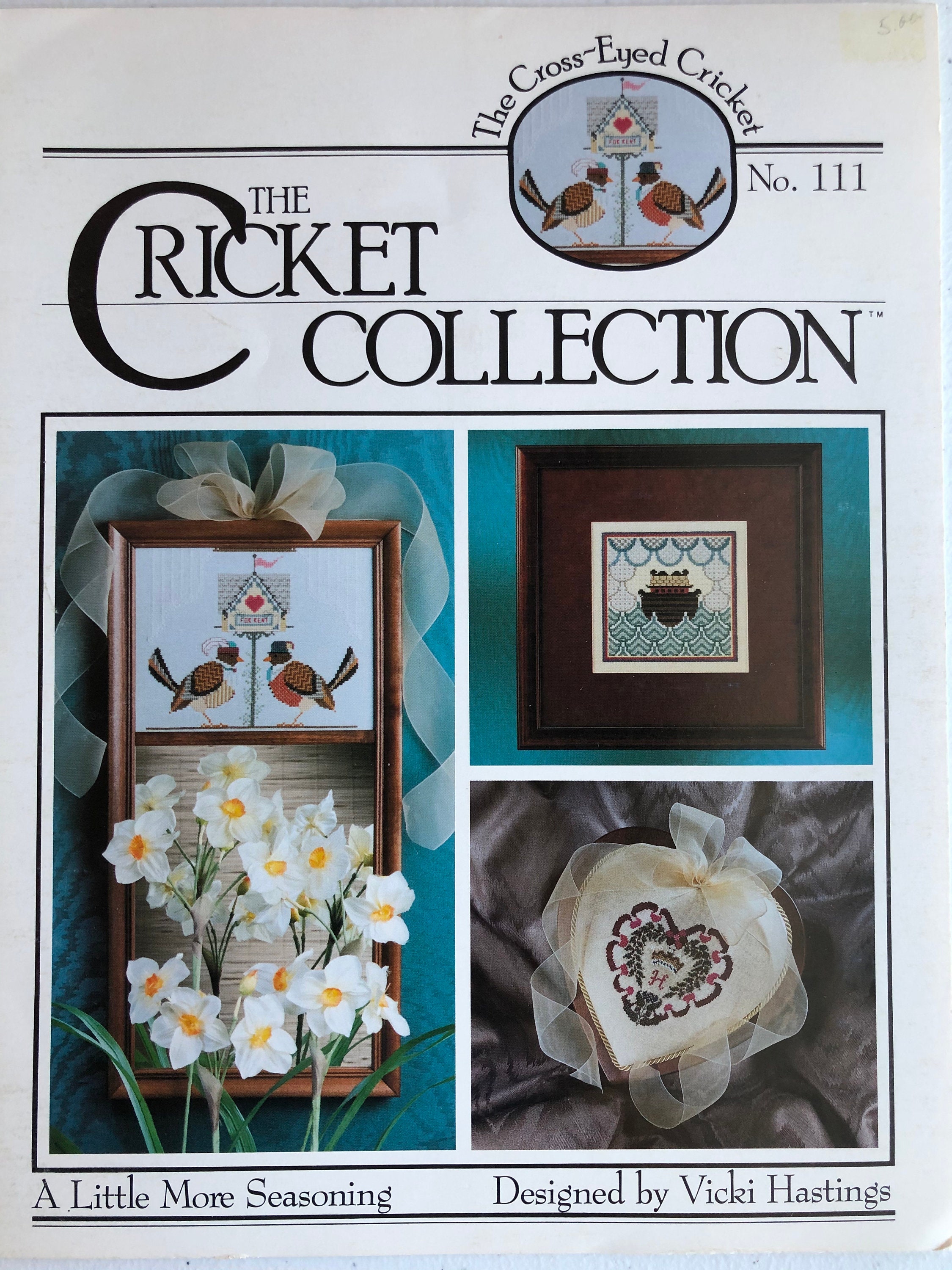 The Cricket Collectioncross Stitch Patterna Little More Etsy