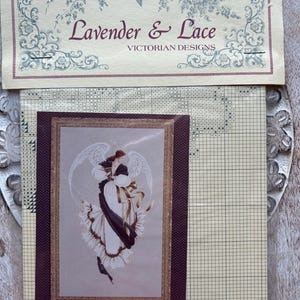 Lavender & Lace~Cross Stitch Pattern~Angel of Hope