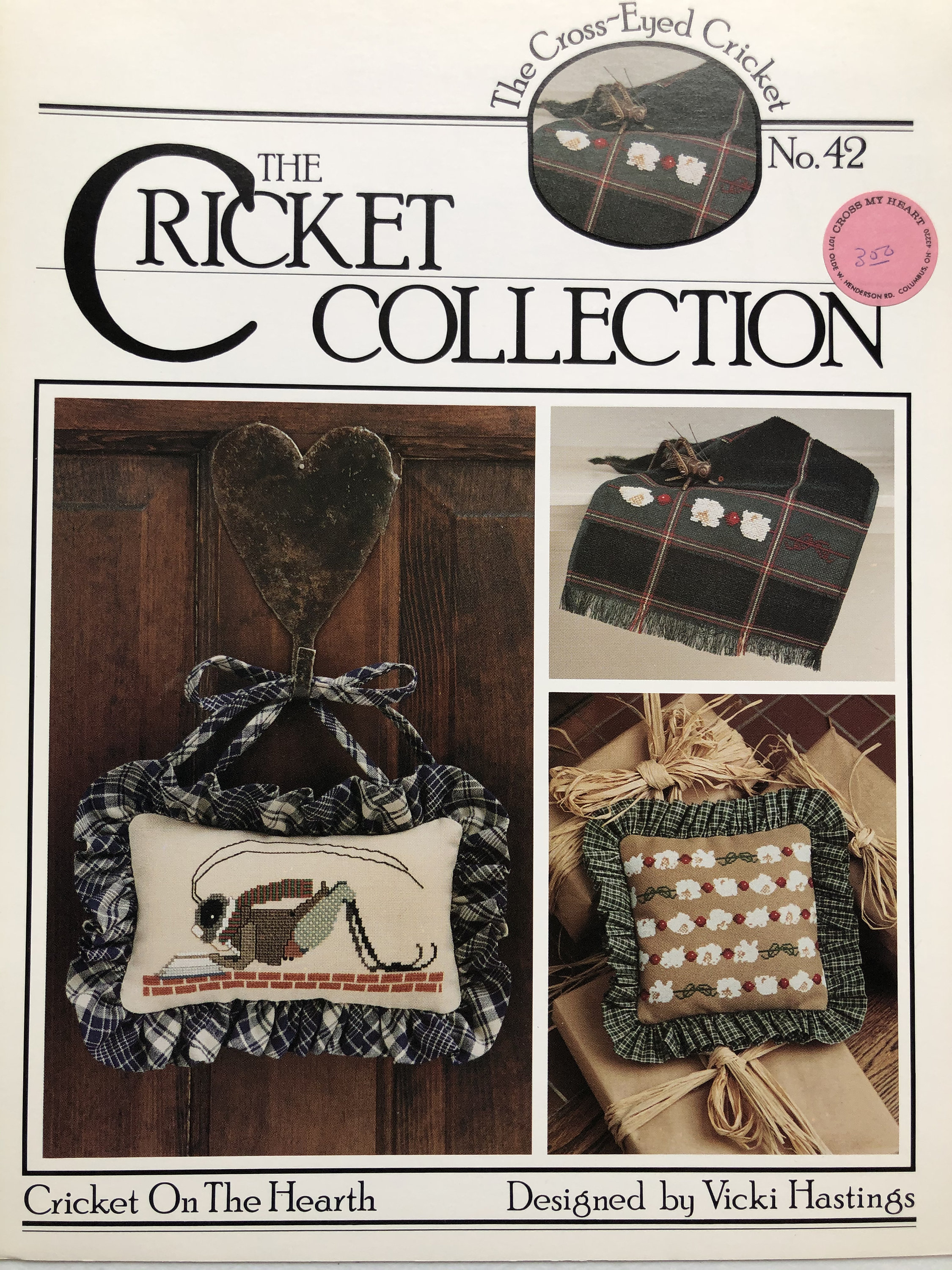 The Cricket Collectioncross Stitch Patterncricket on the Hearth Etsy