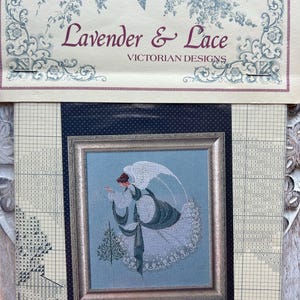 Lavender & Lace~Cross Stitch Pattern~Ice Angel