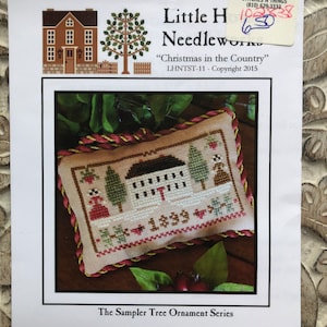 Little House Needleworks~Cross Stitch Pattern~Christmas in the Country