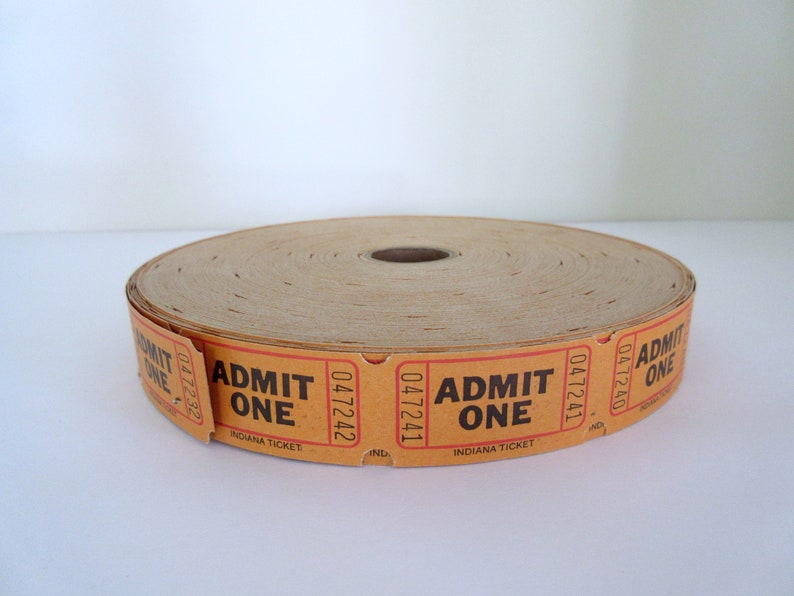 Birthday Party Decorations 300 Tickets Movie Night Tickets Admit One Tickets Carnival Tickets