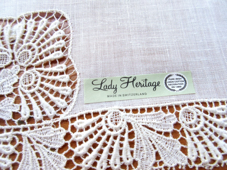 Wedding Handkerchief Vintage Hanky Wedding Handkerchief Ivory Wedding Accessories Bridal Hanky.