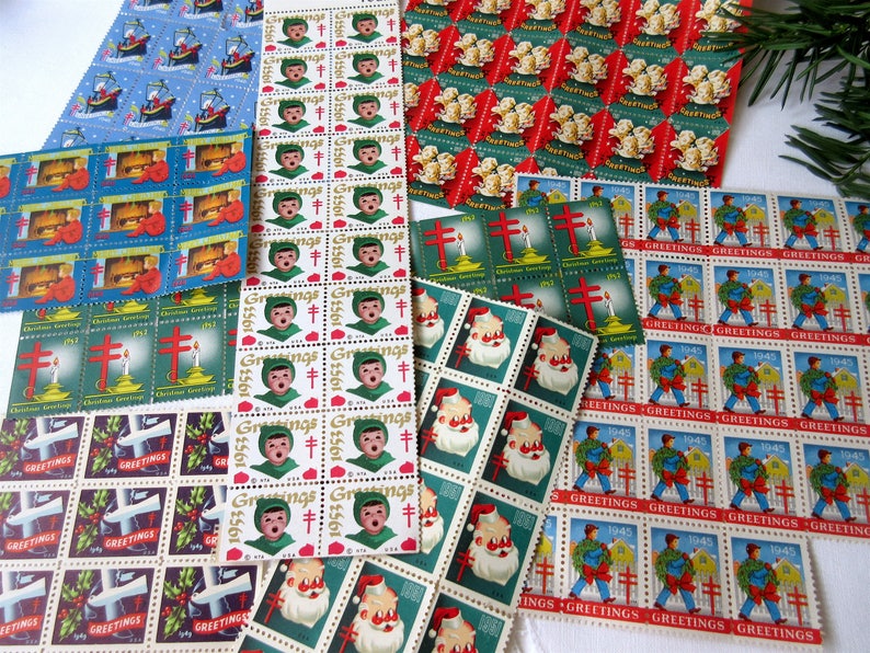 Vintage Christmas Seals 