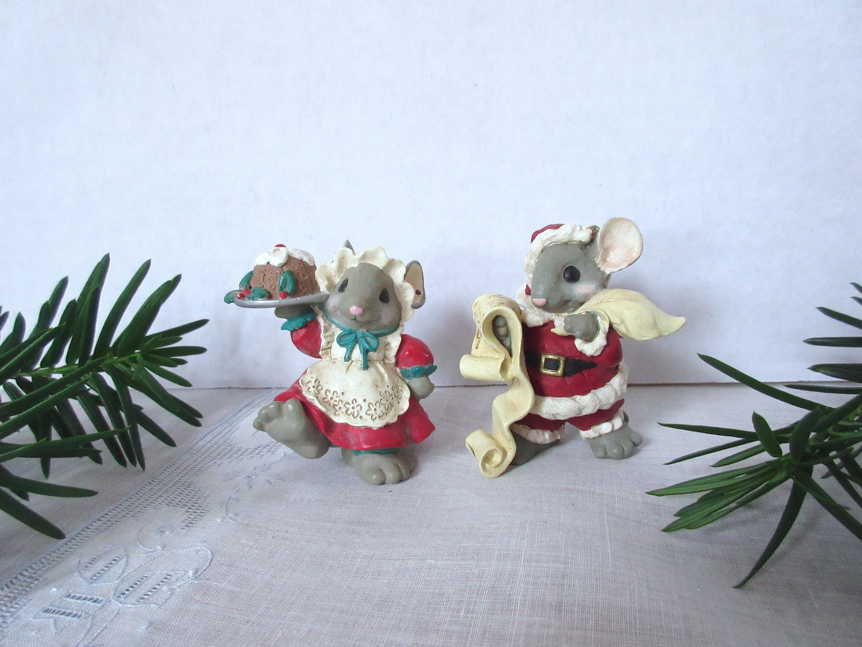 Vintage Christmas Mice 