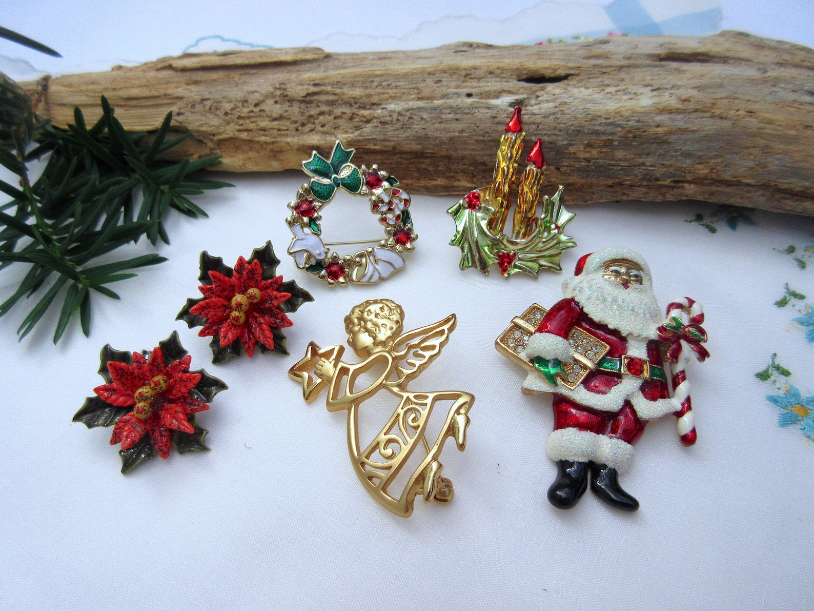 Bijoux de Noël Noël Broche de renne broche Costume Bijoux Lot Etsy