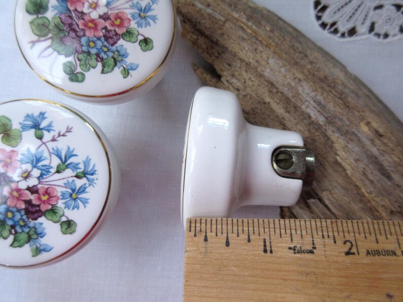 Beautiful Antique Porcelain Door Knobs hand Painted Old Door Etsy