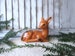 Adorable  Deer Figurine  ,  Animal  Figurine ~  Home Decor, Collectible, Christmas Deer 