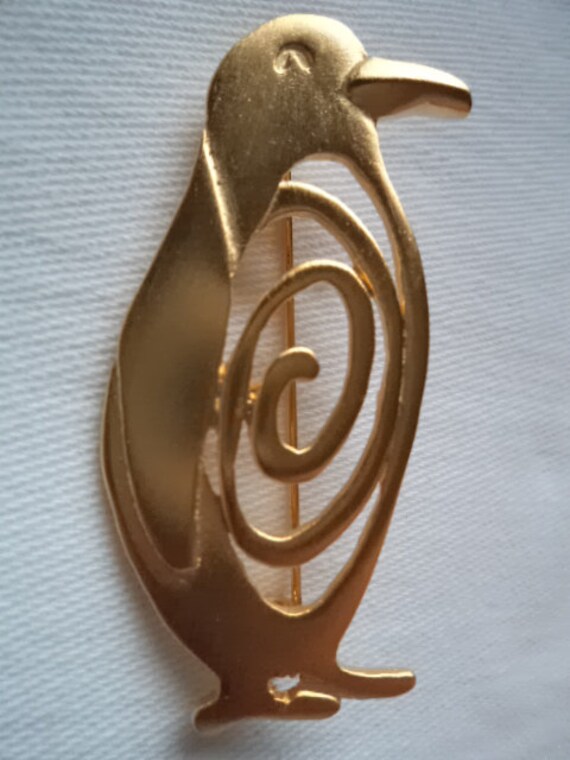 Penguin brooch discount